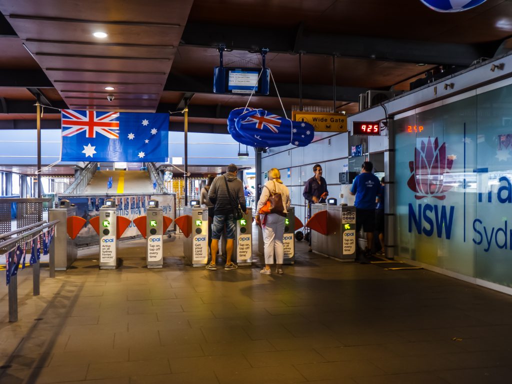 Terminal des ferries de Circular Quay a Sydney
