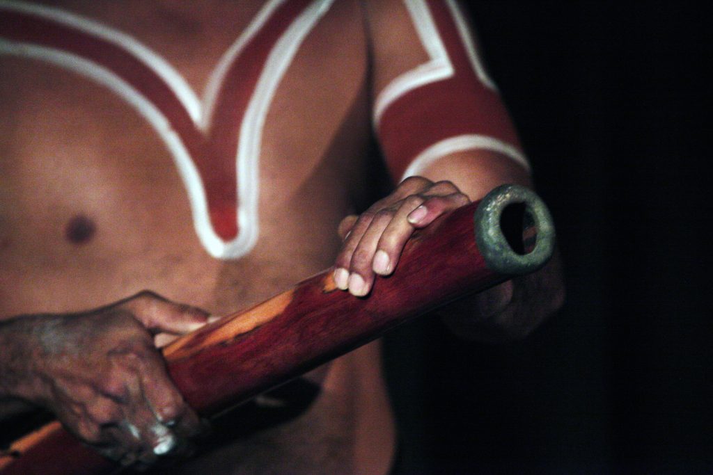 Performance culturelle aborigène traditionnelle en Australie