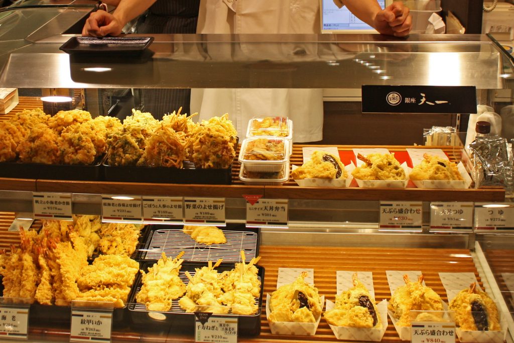Restaurant de tempura à Ginza à Tokyo